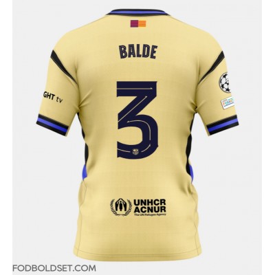 Barcelona Alejandro Balde #3 Udebanetrøje 2025-26 Kortærmet Barcelona Alejandro Balde #3 Udebanetrøje 2025-26 Kortærmet